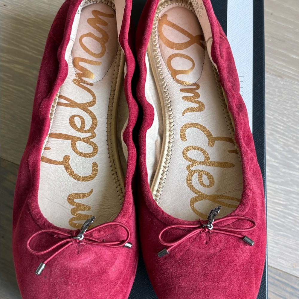 Sam Edelman Women's Red Ballet Flats